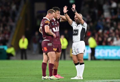Two types of whistle: Origin is officiated differently, for good and a glaring bad