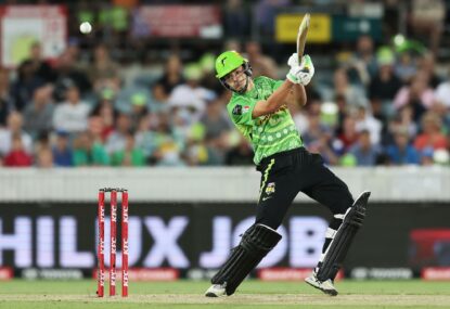 Sam slams Thunder into BBL finals but Scorchers' playoff dream in tatters after four-game losing streak