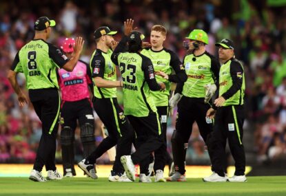 Thunder upset Sixers in an instant classic to show why BBL doesn’t need gimmicky baseball rule changes