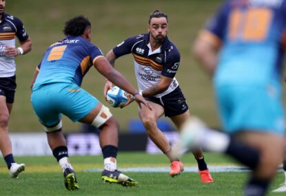 Toole, Pollard score doubles as Brumbies keep Moana Pasifika to NIL to keep up with Super Rugby pacesetters