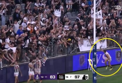 WATCH: Pie's cheeky act with fan after dropping phone