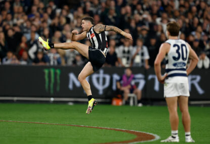 Footy Fix: The Cats buried the Pies with four minutes of magic. Here's how Collingwood nearly beat them anyway