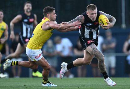 AFL News: Crisp eyes appearance record, De Goey suffers setback, Giants duo ruled out